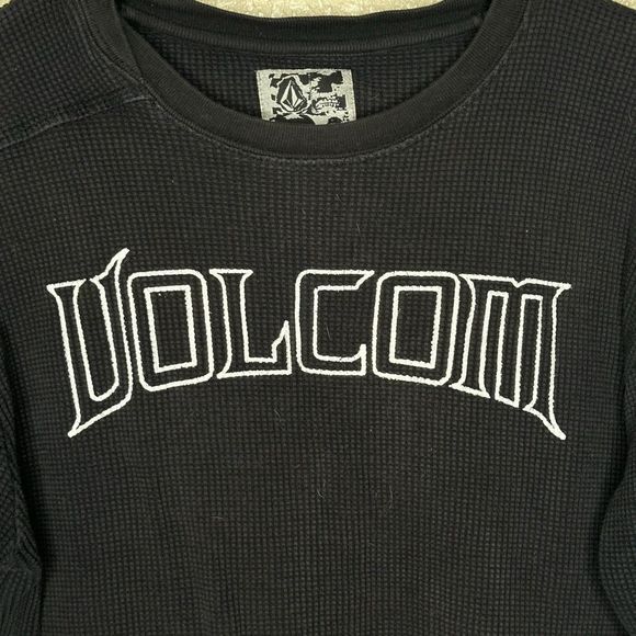 Y2K Volcom Thermal Long Sleeve Shirt Medium - Picture 3 of 5